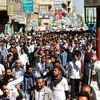 Hàng chục nghìn người Yemen tuần hành phản đối phiến quân