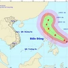 Bão Noul đang hoạt động rất mạnh trên biển miền Trung Philippines 