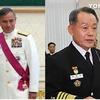 Tân Tư lệnh Bộ Chỉ huy Thái Bình Dương của Hải quân Mỹ đóng ở Trân Châu Cảng, Hawaii, Đô đốc Harry Harris cùng Chủ tịch Hội đồng tham mưu trưởng liên quân Hàn Quốc Choi Yoon-hee. (Nguồn: Yonhap)