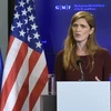 Đại sứ Mỹ tại Liên hợp quốc Samantha Power. (Ảnh: AFP/TTXVN)