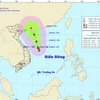 Chùm ảnh đường đi và vị trí cơn bão. (Nguồn: nchmf.gov.vn)