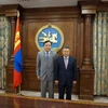 Phó Chủ tịch Quốc hội, Ủy viên Trung ương Đảng, Thượng tướng Huỳnh Ngọc Sơn tại Mông Cổ. (Nguồn: Bộ Ngoại giao)