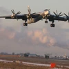 Máy bay ném bom Tu-95MS. (Nguồn: tass.ru)