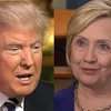 Cựu Ngoại trưởng Mỹ Hillary Clinton và tỷ phú Donald Trump. (Nguồn: NBC News/CNN)