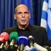 Cựu Bộ trưởng Tài chính Hy Lạp Yanis Varoufakis. (Ảnh: AFP/TTXVN)
