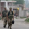 Binh sỹ Ấn Độ tuần tra tại khu vực gần vùng Kashmir đang tranh chấp với Pakistan. (Nguồn: PTI)