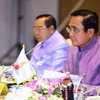 Thủ tướng Thái Lan Prayuth Chan-ocha (phải). (Ảnh: THX/TTXVN)