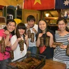 Sinh viên Việt Nam ở Marrickville của Australia. (Ảnh: Đỗ Vân/TTXVN)