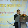 Đại sứ đặc mệnh toàn quyền Việt Nam tại Indonesia Nguyễn Xuân Thủy. (Ảnh: Tuấn Việt/Vietnam+)