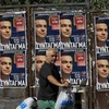 Áp phích tranh cử của đảng Syriza ở trung tâm Athens. (Nguồn: ANSA)