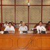 Tổng Bí thư Nguyễn Phú Trọng phát biểu kết luận buổi làm việc. (Ảnh: Trí Dũng/TTXVN)