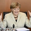 Thủ tướng Đức Angela Merkel tại một cuộc họp Nội các ở thủ đô Berlin. (Ảnh: AFP/TTXVN)