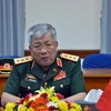 Thượng tướng Nguyễn Chí Vịnh tại Đối thoại Chính sách Quốc phòng Việt Nam-Campuchia lần thứ nhất. (Ảnh: Xuân Khu/Vietnam+)