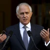 Thủ tướng Australia Malcolm Turnbull tại một cuộc họp báo ở Canberra ngày 20/9 vừa qua. (Ảnh: Reuters/TTXVN)