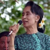Đảng đối lập NLD của bà Aung San Suu Kyi cũng tham gia tranh cử. (Nguồn: AP)