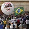 Tài xế taxi ở Sao Paulo, Brazil. (Nguồn: AP)