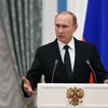 Tổng thống Nga Vladimir Putin tại cuộc họp báo ở thủ đô Moskva ngày 26/11 vừa qua. (Ảnh: AFP/TTXVN)