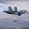 Máy bay Nga không kích Syria. (Nguồn: AP)