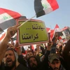 Iraq biểu tình chống sự hiện diện của quân đội Thổ Nhĩ Kỳ hồi đầu tháng này. (Nguồn: Getty)