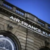 Logo của Air France-KLM tại trụ sở ở thủ đô Paris. (Ảnh: AFP/TTXVN)