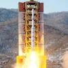Một quả tên lửa của Triều Tiên rời bệ phóng. (Ảnh minh họa: Reuters)