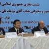 Chủ tịch nước Trương Tấn Sang dự và phát biểu tại Diễn đàn Doanh nghiệp Việt Nam-Iran. (Ảnh: Nguyễn Khang/TTXVN)