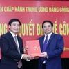 Ông Bùi Văn Cường nhận nhiệm vụ Bí thư Đảng đoàn Tổng Liên đoàn Lao động Việt Nam. (Ảnh: Phương Hoa/TTXVN)