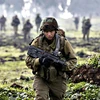 Binh sỹ Israel tập luyện tại cao nguyên Golan. (Ảnh: Reuters)