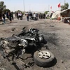 Hiện trường vụ đánh bom ở Saidiya ngày 2/5. (Ảnh: AFP/TTXVN)