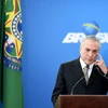 Tổng thống lâm thời Brazil Michel Teme. (Ảnh: AFP/TTXVN)