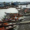 Cầu cảng sầm uất tại Yangon. (Nguồn: wikimedia.org)