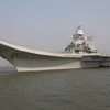 Tàu sân bay INS Vikramaditya. (Nguồn: twitter.com)