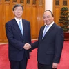 Thủ tướng Nguyễn Xuân Phúc tiếp ông Takehiko Nakao, Chủ tịch Ngân hàng Phát triển châu Á. (Ảnh: Thống Nhất/TTXVN) 