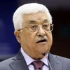 Tổng thống Palestine Mahmoud Abbas phát biểu tại Brussels, Bỉ ngày 23/6 vừa qua. (Ảnh: EPA/TTXVN)