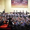Chương trình hòa nhạc của Dàn nhạc trẻ châu Á năm 2013, tại Nhà hát lớn, Hà Nội. (Ảnh: Minh Đức/TTXVN)