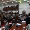 Toàn cảnh phiên họp Quốc hội Yemen tại Sanaa ngày 13/8. (Ảnh: AFP/TTXVN)