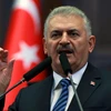 Thủ tướng Thổ Nhĩ Kỳ Binali Yildirim phát biểu trong một cuộc họp ở Ankara ngày 9/8 vừa qua. (Ảnh: AFP/TTXVN)