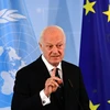 Đặc phái viên Liên hợp quốc về Syria Staffan de Mistura. (Ảnh: AFP/TTXVN)