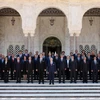 Các thành viên Chính phủ mới của Tunisia tại lễ tuyên thệ. (Ảnh: THX/TTXVN)