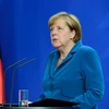 Thủ tướng Angela Merkel phát biểu tại cuộc họp báo ở Berlin ngày 23/7 vừa qua. (Ảnh: AFP/TTXVN)