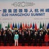 Các nhà lãnh đạo chụp ảnh chung tại hội nghị ngày 4/9. (Ảnh: AFP/TTXVN)