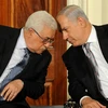 Tổng thống Palestine Mahmud Abbas và Thủ tướng Israel Benjamin Netanyahu. (Nguồn: israelnationalnews)