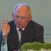 Bộ trưởng Tài chính Đức Wolfgang Schaeuble tại Hội nghị Bộ trưởng Tài chính và Thống đốc Ngân hàng Trung ương G20 ngày 23/7 vừa qua. (Ảnh: EPA/TTXVN)