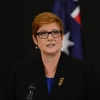 Bộ trưởng Quốc phòng Australia Marise Payne. (Ảnh: AFP/TTXVN)