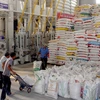 Gạo là một trong những mặt hàng chính của Việt Nam xuất khẩu sang Cuba. (Ảnh: Đình Huệ/TTXVN)