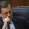 Thủ tướng tạm quyền Tây Ban Nha Mariano Rajoy tại phiên họp Quốc hội ở Madrid ngày 2/9 vừa qua. (Ảnh: AFP/TTXVN)