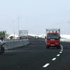 Một đoạn trên tuyến đường cao tốc Thành phố Hồ Chí Minh-Trung Lương đã hoàn thành. (Ảnh: Hoàng Hải/TTXVN)