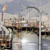 Mỏ khí South Pars gần cảng Assalouyeh, miền nam Iran. (Ảnh: EPA/TTXVN)