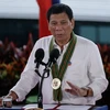 Tổng thống Philippines Rodrigo Duterte phát biểu tại một sự kiện ở thành phố Taguig, phía nam Manila ngày 4/10 vừa qua. (Ảnh: EPA/TTXVN)