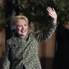 Bà Hillary Clinton trong chiến dịch vận động tranh cử ở Las Vegas, Nevada, Mỹ ngày 12/10 vừa qua. (Ảnh: AFP/TTXVN)